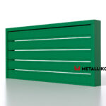 Планкен для забора 120 mm RAL 6002 – покрытие матвоое, толщина 0,45 мм в Туапсе | фото 1