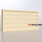 Планкен для забора 120 mm RAL 1015 – покрытие матвоое, толщина 0,45 мм в Туапсе | фото 4