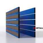 Планкен для забора Printec под дерево 120 mm RAL 5005 – покрытие полиэстер, толщина 0,45 мм в Туапсе | фото 4