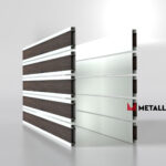 Планкен для забора Printec под дерево 120 mm RAL 9003 – покрытие порошковое, толщина 0,45 мм в Туапсе | фото 3
