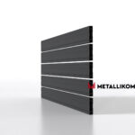Планкен для забора ранчо 120 mm RAL 7024 – покрытие матовое, толщина 0,45 мм в Туапсе | фото 3