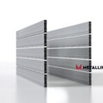 Планкен для забора ранчо 120 mm RAL 7004 – покрытие матовое, толщина 0,45 мм в Туапсе | фото 1
