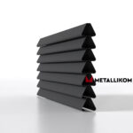 Ламели для забора жалюзи Premium U RAL 7024 – покрытие полиэстер, толщина 0,45 мм в Туапсе | фото 2