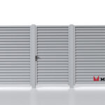 Ламели для забора жалюзи Premium U RAL 7004 – покрытие полиэстер, толщина 0,45 мм в Туапсе | фото 5